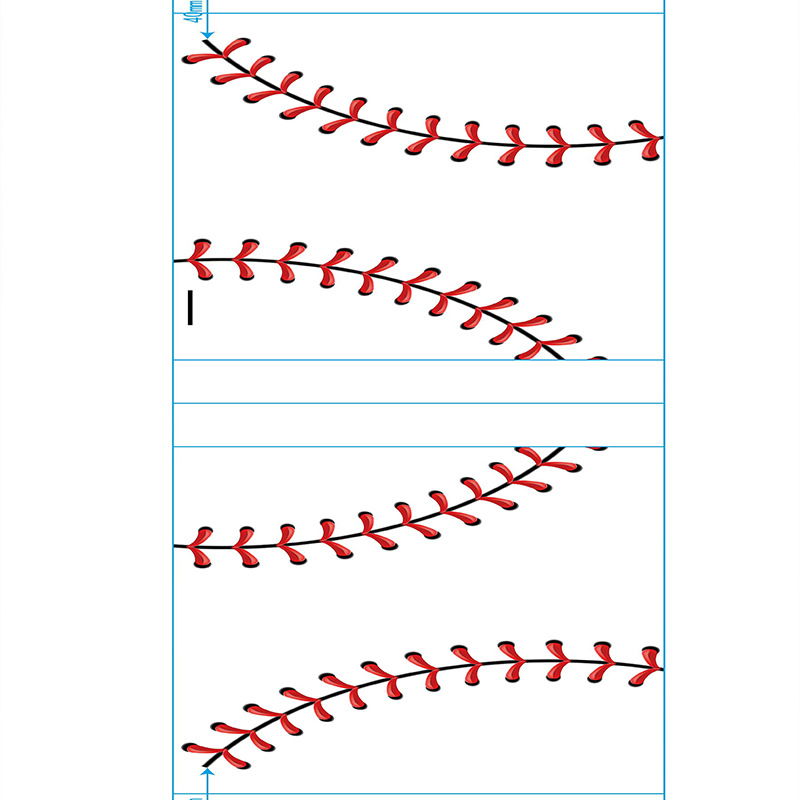 Bolsa de béisbol blanca con cordón (15*20); EVA