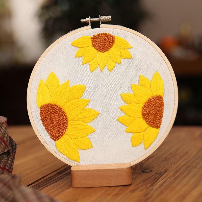 Pintura colgante-girasol 01 (producto no terminado)