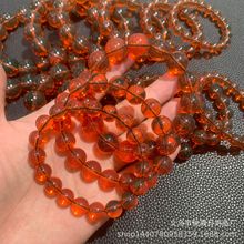 旅游景点展销会蜜蜡琥珀男女手串荧光浮盐水二代琥珀蜜蜡手链批发
