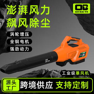 Export electric hair dryer outdoor rechargeable lithium battery blower wireless large air volume leaf blower soot blower storm