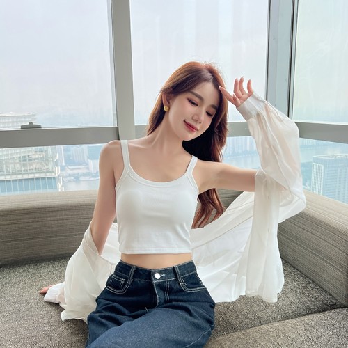 Women's Off-the-Shoulder Backless Tank Top with Bra Pads for Summer, Outerwear, Short-Sleeve, One-Piece Nipple Coverage Top, Revealing