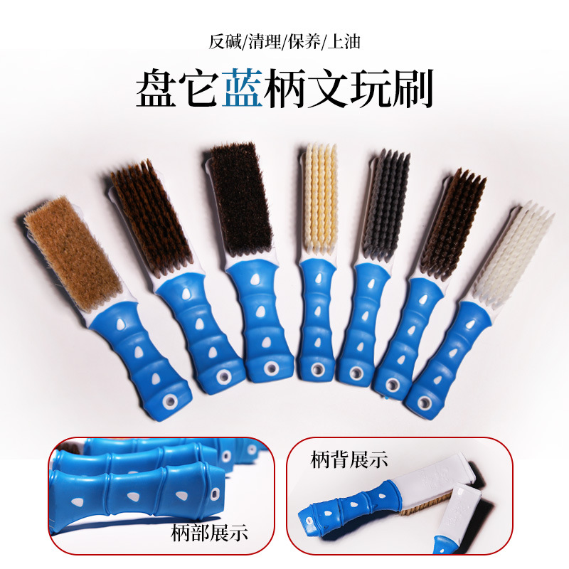 Cepillo de cerdas cepillo de wenwan al por mayor cepillo de nogal cepillo de pelo de cerdo mango de bambú de silicona cepillo de herramienta de cepillo nano