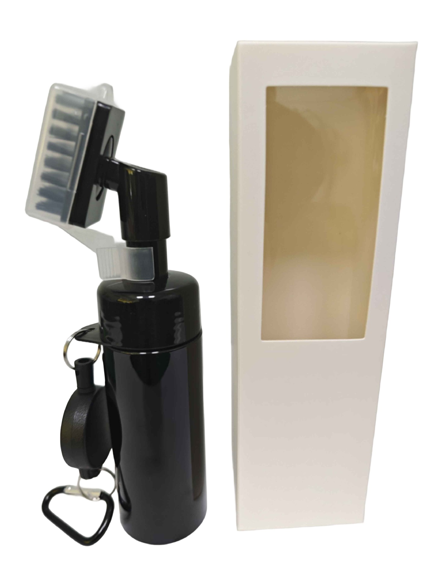 Cepillo de limpieza por aspersión de agua del club de golf tipo de empuje regadera cepillo de limpieza de la cabeza del club ranura herramienta de suministro