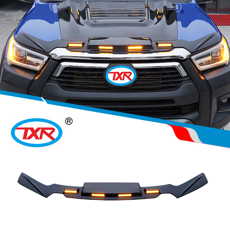 Adecuado para el bloque de grava galvanizado con tobera Camioneta Toyota Hilux Bonnet Guard