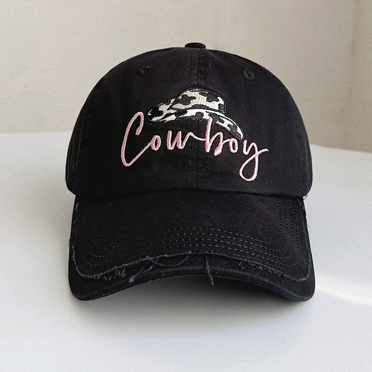 Hip-Hop, Simple Style Style Unisex Hip-Hop Simple Style Letter Solid Color Curved Eaves Baseball Cap