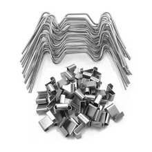 河北玻璃温室花房用不锈钢304W型夹  Z型夹钢丝卡簧