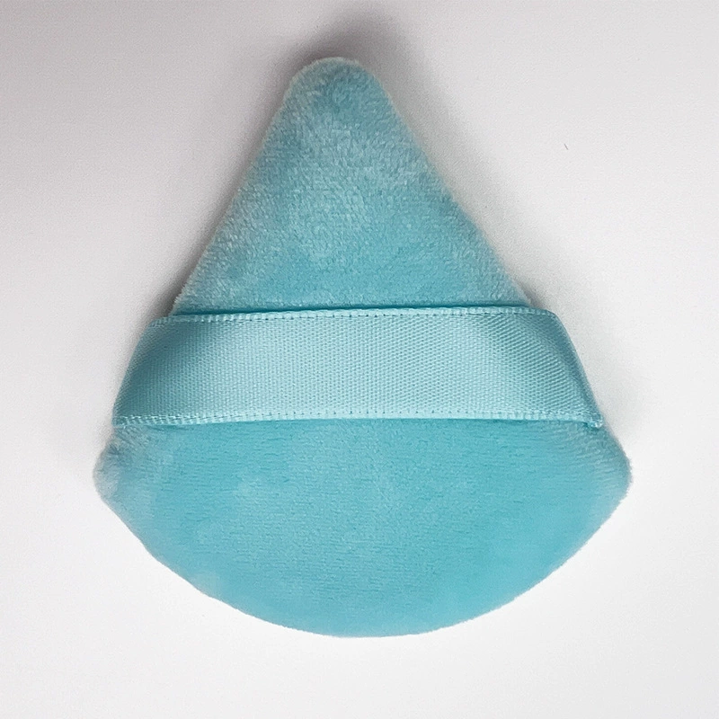 Loose Powder Puff Triangular Soft Sponge, Velvet Makeup Applicator, Multi-color Options