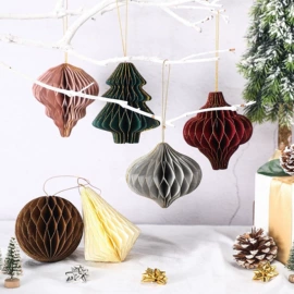 纸质工艺品;圣诞装饰品;喜字