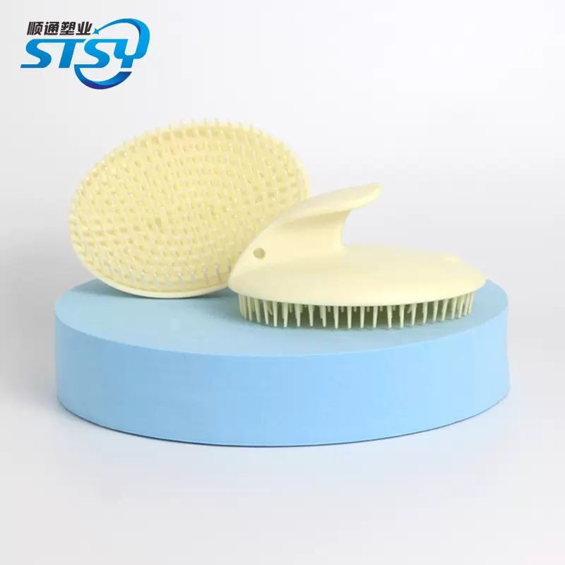 跨境头皮清洁按摩洗头梳硅胶洗头刷柔顺去屑防脱深层养发护发洗护