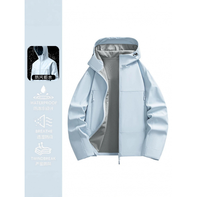 2026 Autumn Softshell Outdoor Live Broadcast Quality Hot-Selling Casual Unisex Jacket Hooded Coat Loose Fit