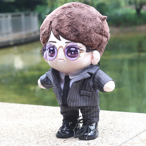 Star baby clothes 20cm cotton doll suit three-piece set doll baby clothes suit suit doll doll suit pants