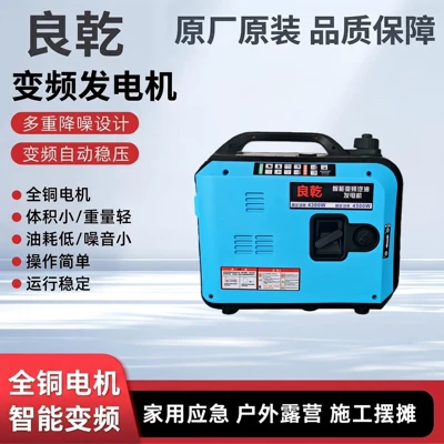 Liangqian Small Battery Gasoline Generator 220V High-Power Household Silent Inverter Outdoor Camping Portable (Avtomobil generatorları)