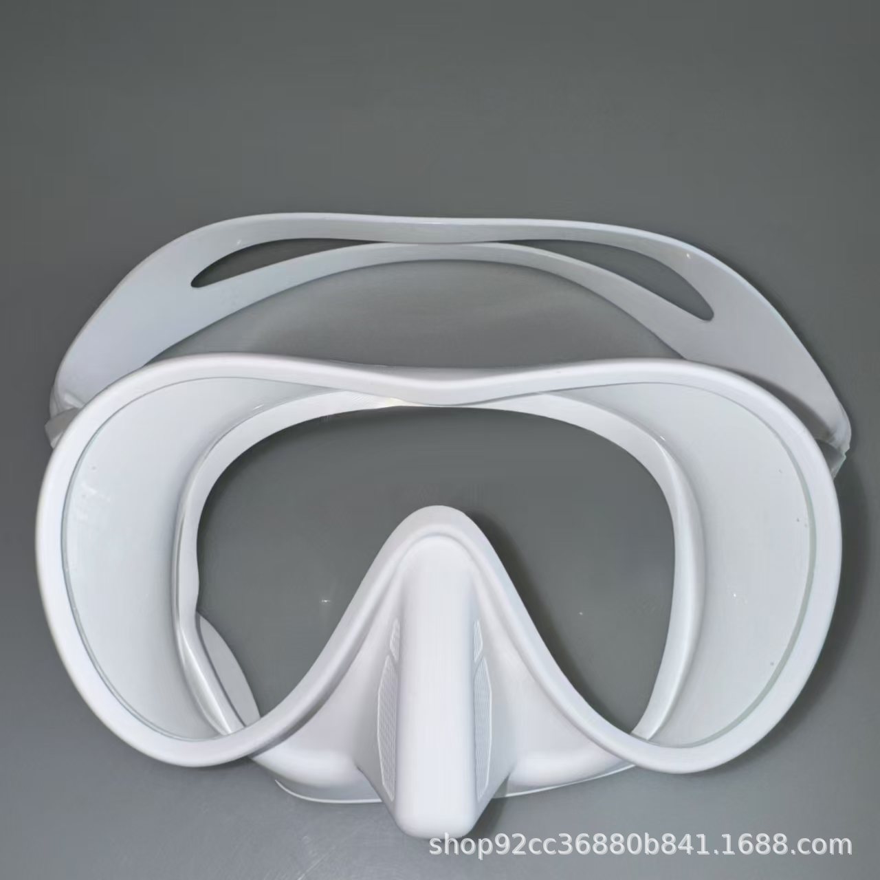 Professional diving mirror snorkeling men's and women's tempered glass anti-choking free high-definition liquid silicone mask