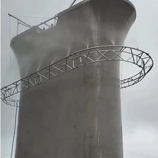 桥墩智能喷淋养护系统固定式桥墩身喷洒装置 现浇爬模架墩柱喷淋
