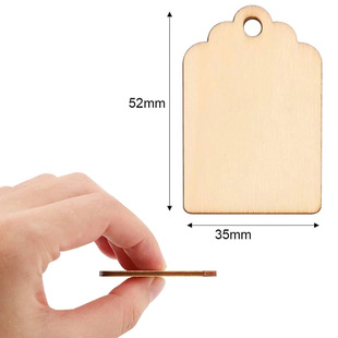 Hanging decoration wooden chips handmade diy kindergarten wish tag creative wishing tree small wooden tag Christmas