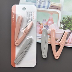Jinzhiyipin Foldable Eyebrow Trimmer for Beginners Female Eyebrow Shaper Blades Eyebrow Trimming Tools 2 Pack Factory Direct Sales