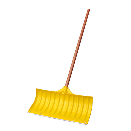 Tempered snow push board, snow removal, snow push shovel, snow clearing shovel, thickened snow shovel, snow push tool with steel sheet and wooden handle