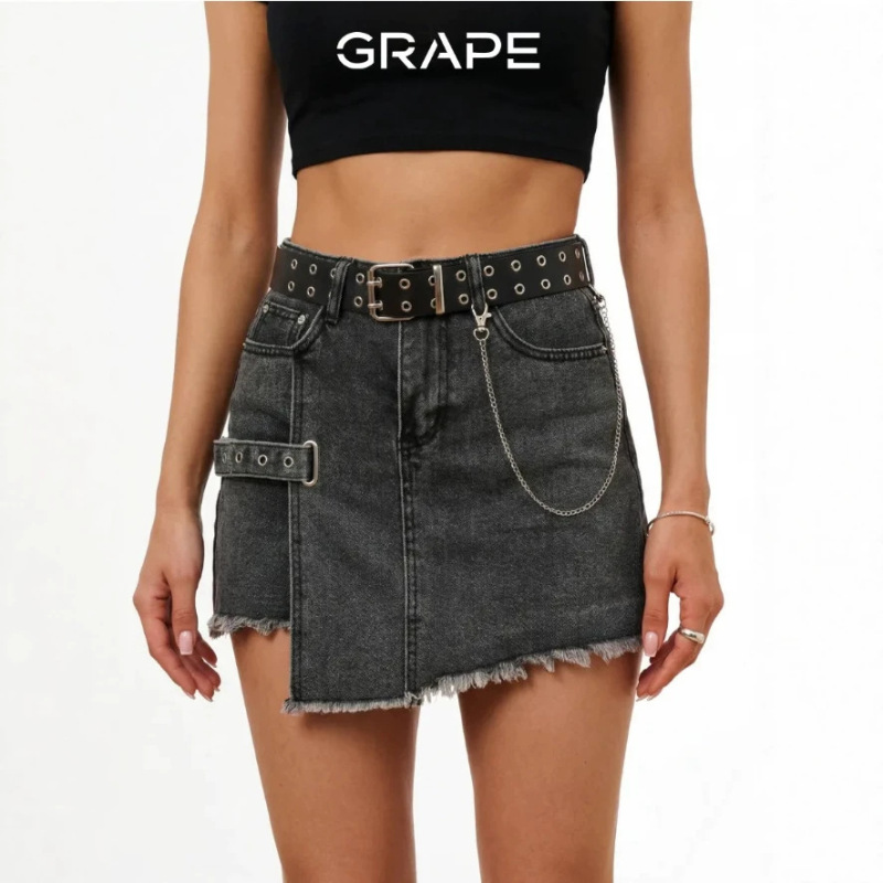 Plus-Size Denim Skirt Pants for Women, Asymmetrical Frayed Hem, Anti-Exposure, High-Waisted, Slimming, Casual, Summer Style, Versatile for Trendy Girls Plus-Size Denim Skirt Pants for Women, Asymmetrical Frayed Hem, Anti-Exposure, High-Waisted, Slimming, Casual, Summer Style, Versatile for Trendy Girls