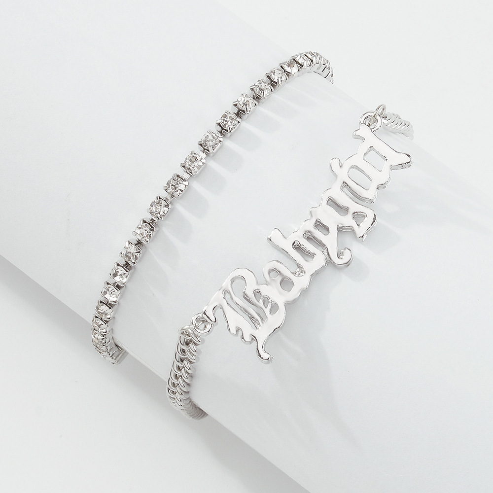 Simple Paw Chain Letter Geometric Multi-layer Bracelet Wholesale Jewelry Nihaojewelry display picture 7