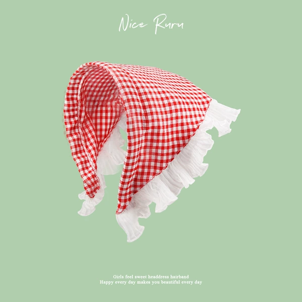 Red colored scarf