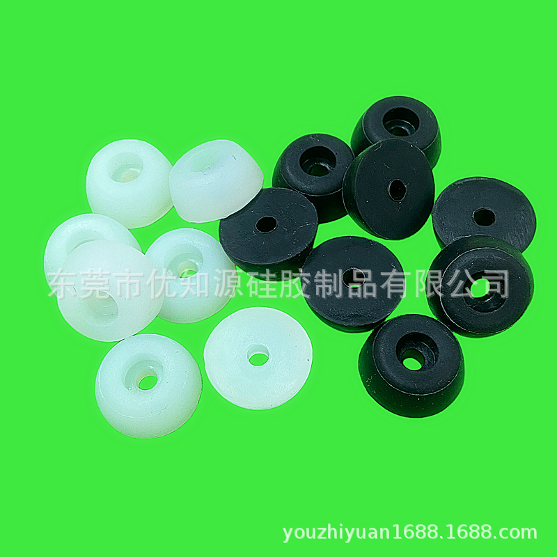 硅胶机脚垫 19mm半透明仪器机脚垫 耐压增高缓冲器螺丝孔机脚垫