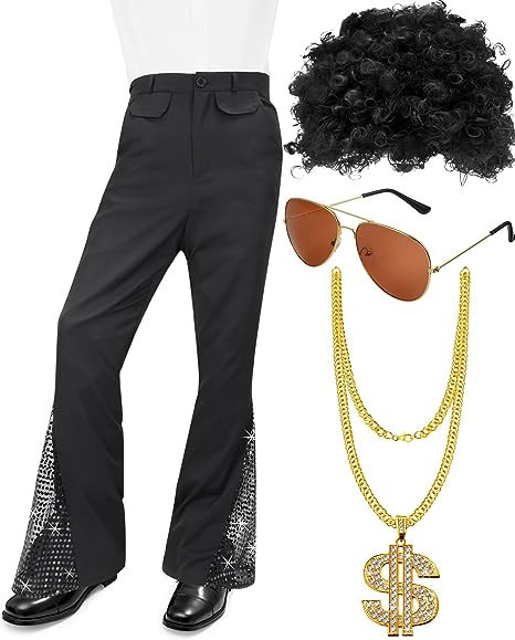 2025 Amazon New Style 70S Men's Classic Trendy Casual Retro Sequin Flared Pants Aliexpress Men's Pants 2025 Amazon New Style 70S Men's Classic Trendy Casual Retro Sequin Flared Pants Aliexpress Men's Pants