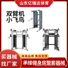 商用健身器材厂家 小飞鸟龙门架 健身房健身工作 室双臂机训练器