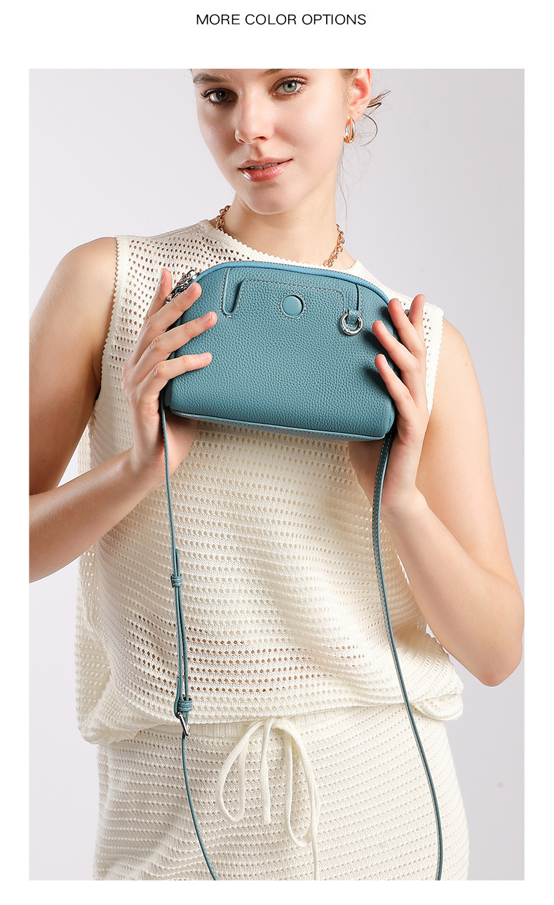 Genuine Leather Crossbody Bag Shoulder Bag For Women Versatile_voghion.com