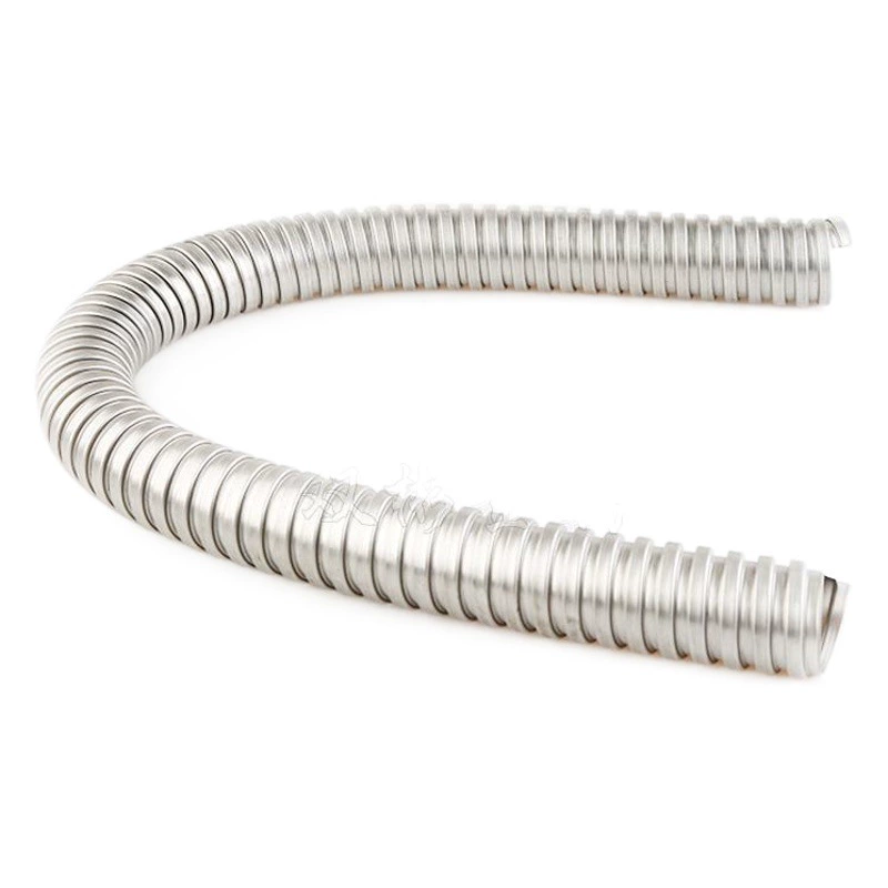 Металлический шланг из нержавеющей стали 304, устойчивый к высоким температурам 4 минуты 6 минут 1 дюйм, защитный рукав для кабеля, нарезание резьбы, металл можно обернуть вокруг шланга