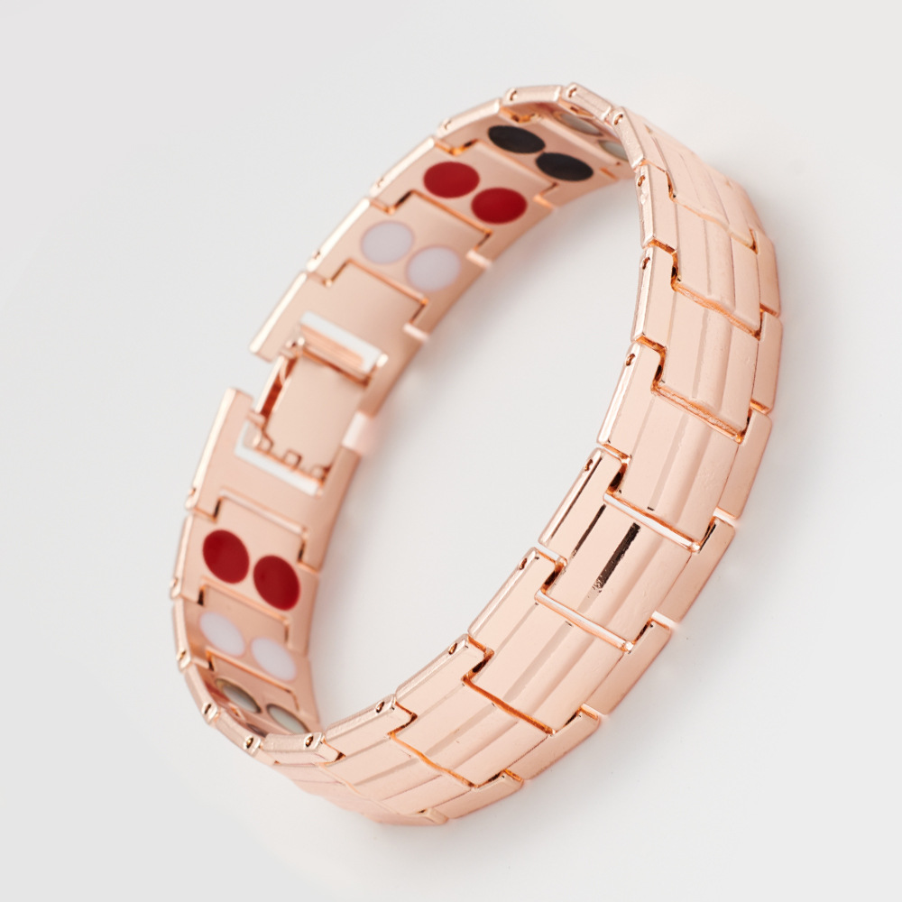 Magnetic Turtle Back Bracelet Unisex Adjustable Fashion Accessory_voghion.com