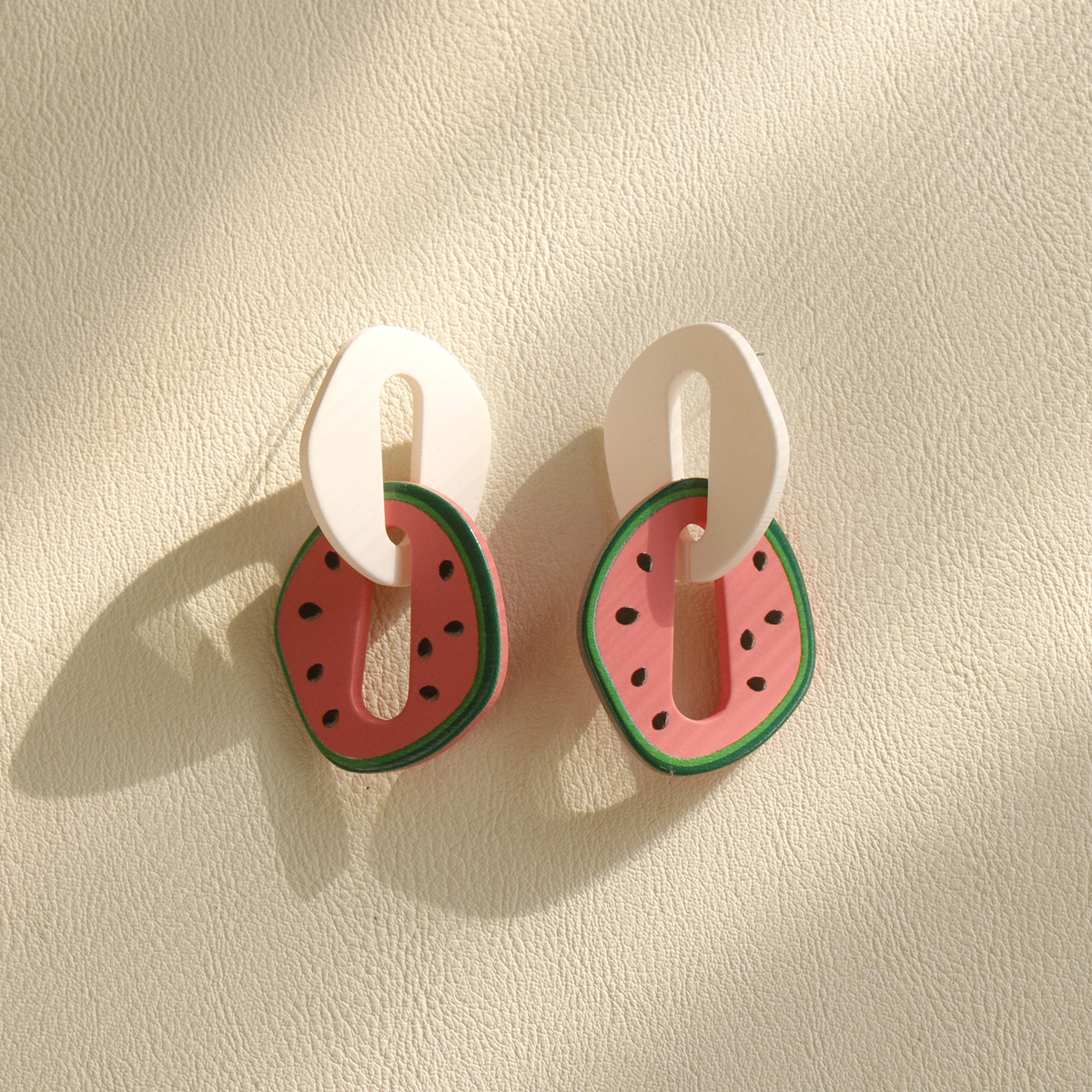 1 Pair Cute Fruit Arylic Women's Drop Earrings display picture 4