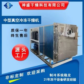 熊胆粉虫草冻干机 益生菌中药材低温冻干设备 蜂王浆真空冻干机