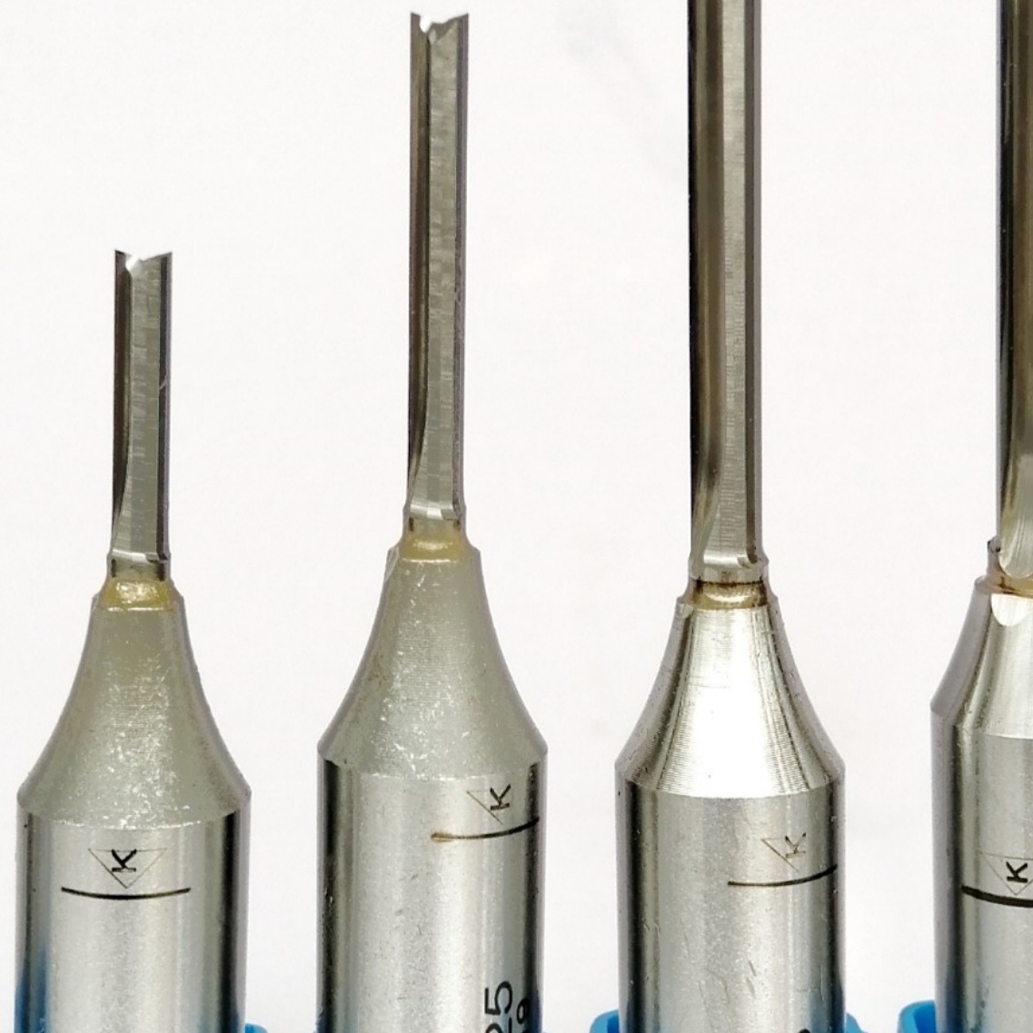 M&TCT直刀双刃合金加长直刀开槽钻孔开料刀1/4柄修边机1/2柄雕刻