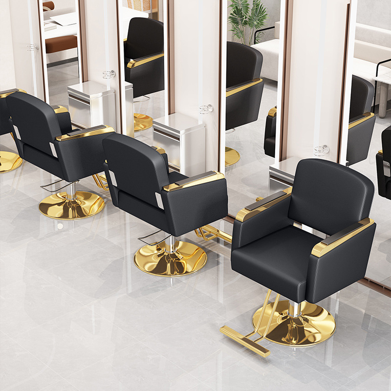 Barbería silla giratoria elevable silla de corte de peluquería silla de salón silla de peluquería transfronteriza silla de peluquería