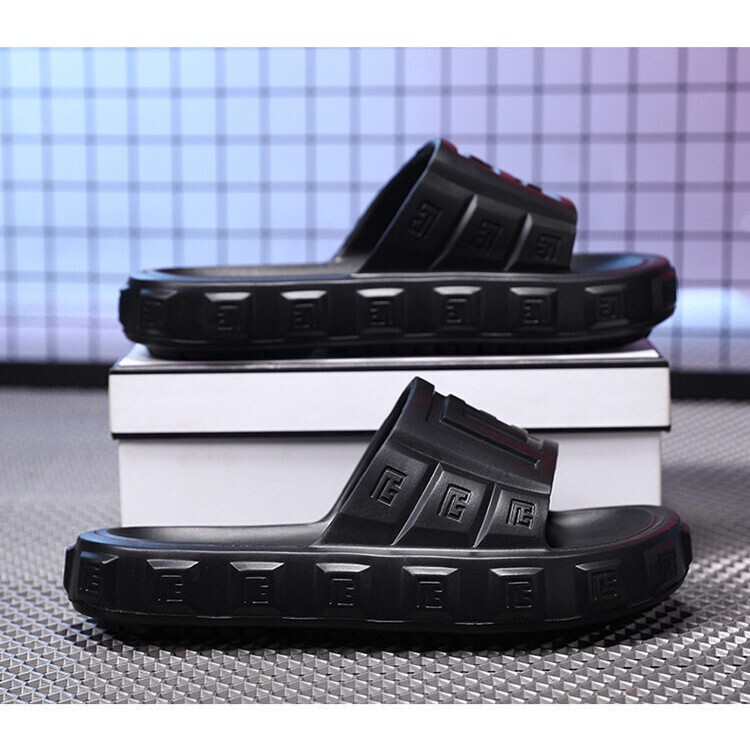 2026 New Balmain Cross-Border Space Shoes, Spaceship Men's Beach Shoes, Shock-Absorbing Slippers for Outdoor Wear, One-Strap Sandals