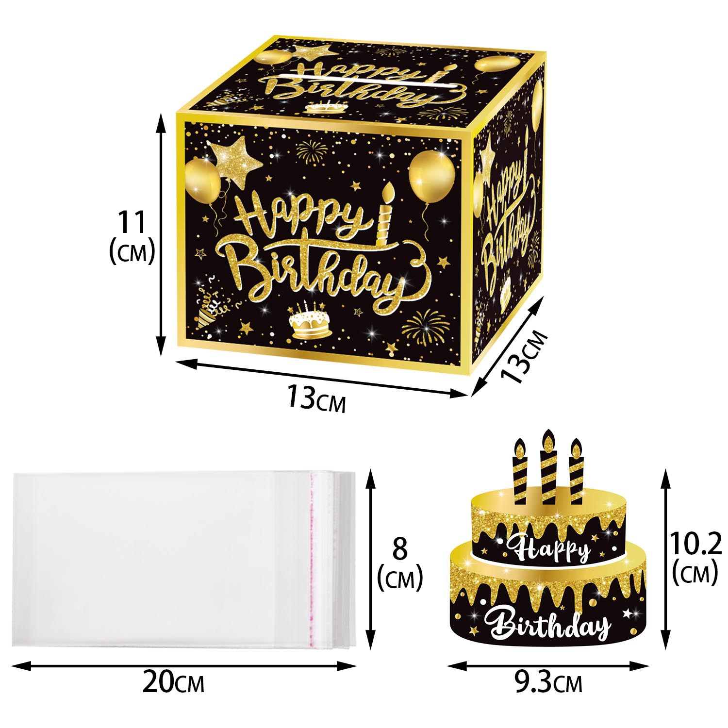 Nuevo Producto: Caja de Sorpresa para Fiestas de Cumpleaños, Caja de Regalos con Dinero, Decoración para Fiestas de Cumpleaños, Cartón para Extraer Dinero en Fiestas de Cumpleaños