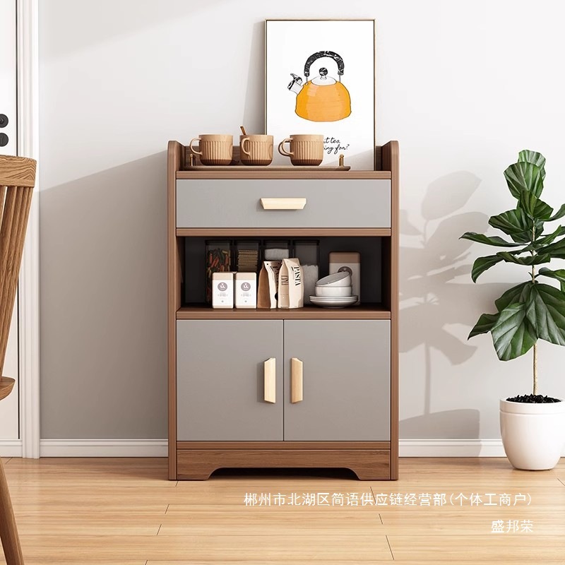 Fábrica directa gabinete de té doméstico gabinete de comedor contra la pared integrado gabinete pequeño sala de estar almacenamiento vertical bajo