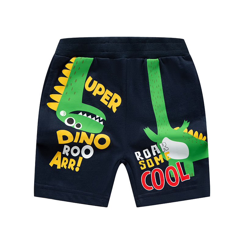 Pantalones cortos para niños verano estilo occidental pantalones casuales pantalones para niños bebé verano estilo coreano dibujos animados tiburón ropa para niños entrega image 22