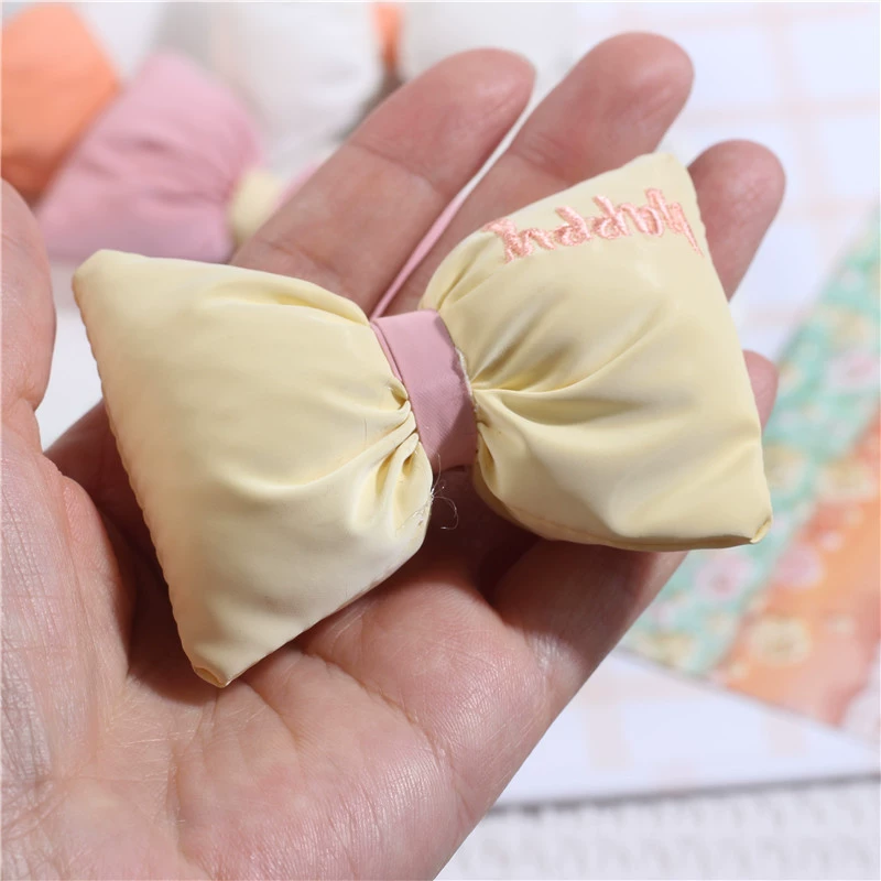 Весна-лето трёхмерная ткань handmade, аксессуары-бант, аксессуар для волос, вышивка, DIY