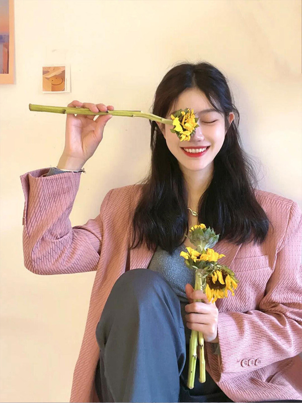 10030#2023 Early Spring New Small Fragrant Style Fried Street Pink Leisure Suit Jacket for Women