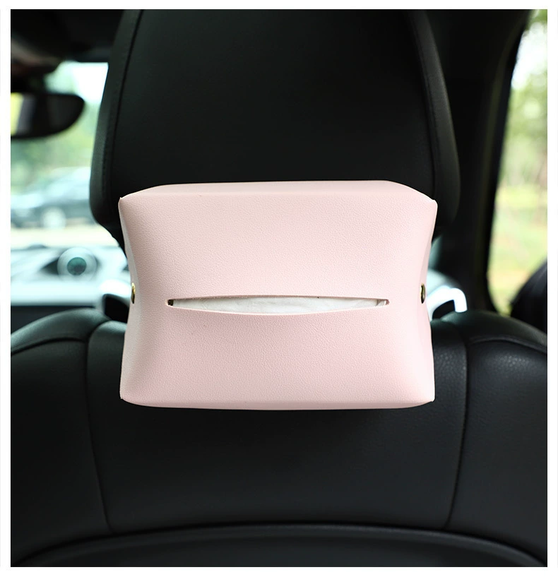 Автомобильная коробка для салфеток Чистая красная коробка для салфеток с конвертом Автомобильная креативная коробка для подлокотников солнцезащитный козырек висит сумка для салфеток оптом