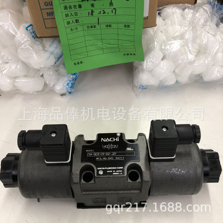 SA-G03-C6-R-C1-22不二越NACHI液压阀 SA-G03-C6-R-C2-21