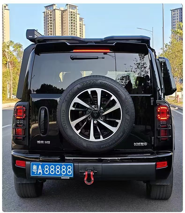 Suitable for 24 Second-Generation Haval H9Mc Roof Sports Rear Wing Spoiler Fixed Wind Modification Special Accessories Haval