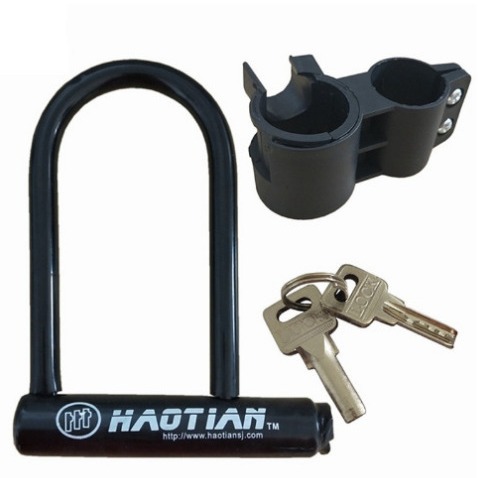 Candado en U para bicicleta o moto, antirrobo de alta seguridad, accesorio resistente para ciclismo, venta al por mayor