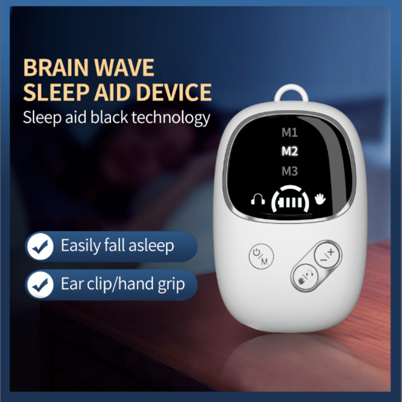 Amazonクロスボーダーtemuスマートハンドヘルド睡眠器具、微電流睡眠アーティファクト、耳クリップ付きの安眠グッズ|undefined