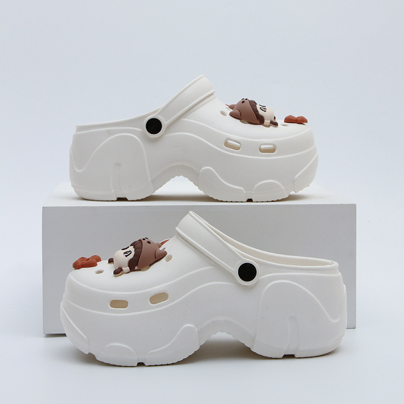 흰색 - 큰 머리 소녀