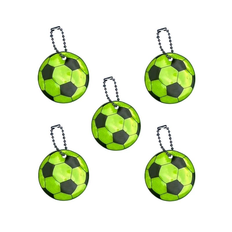 Светоотражающий брелок с футбольным кулоном, светящийся небольшой подарок, креативный кулон, прямое одобрение с фабрики, крутая ночная тень