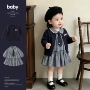 婴幼儿宝宝新款格子连衣裙