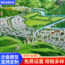 沙盘模型楼盘地形地貌立体场景制作工业园农业新能源沙盘模型