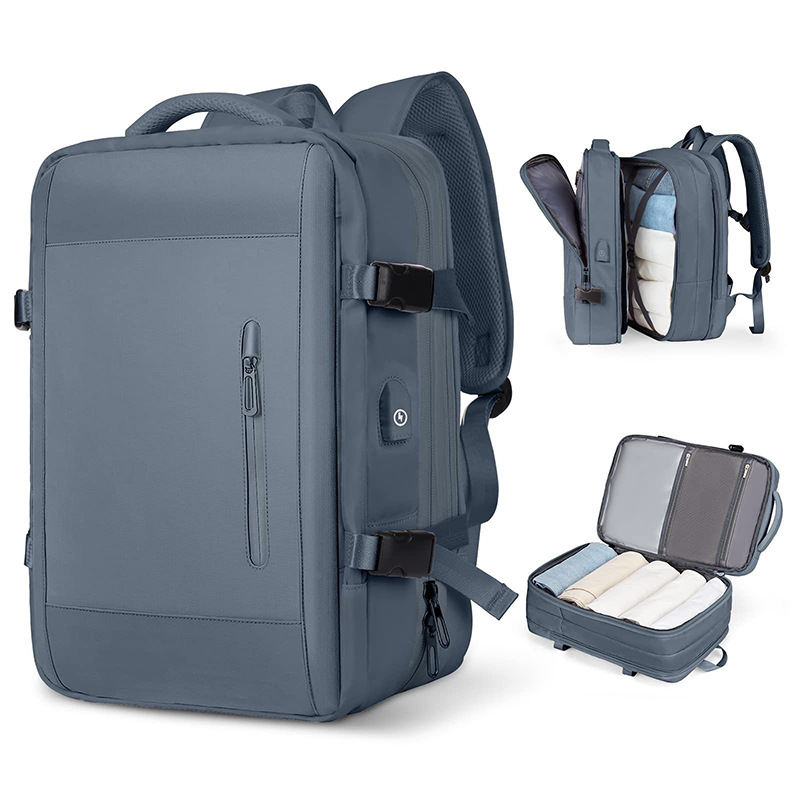 Los hombres transfronterizos expanden los paquetes de computadoras de negocios, los equipaje de viaje de negocios son multifuncionales y las mochilas de hombro de gran capacidad están en Stock.